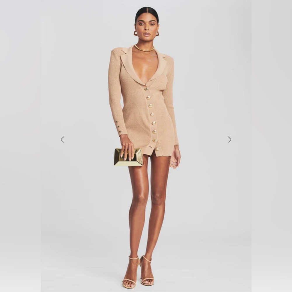 NWT Retrofete MIMI RIB KNIT DRESS